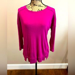 Michael Stars Tee. One size  violet style 6283 good condition. Long sleeves